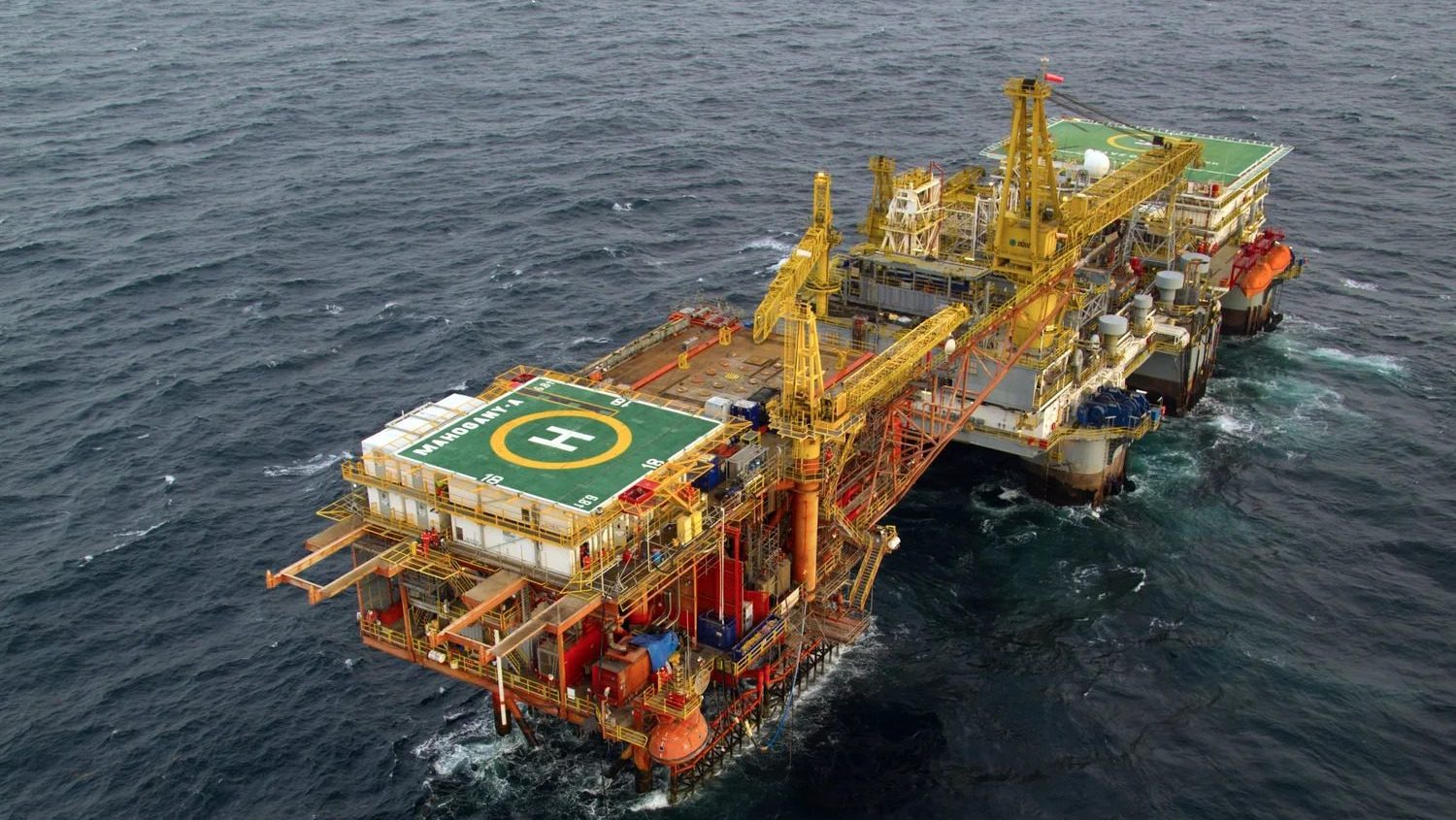 Offshore gas platform trinidad