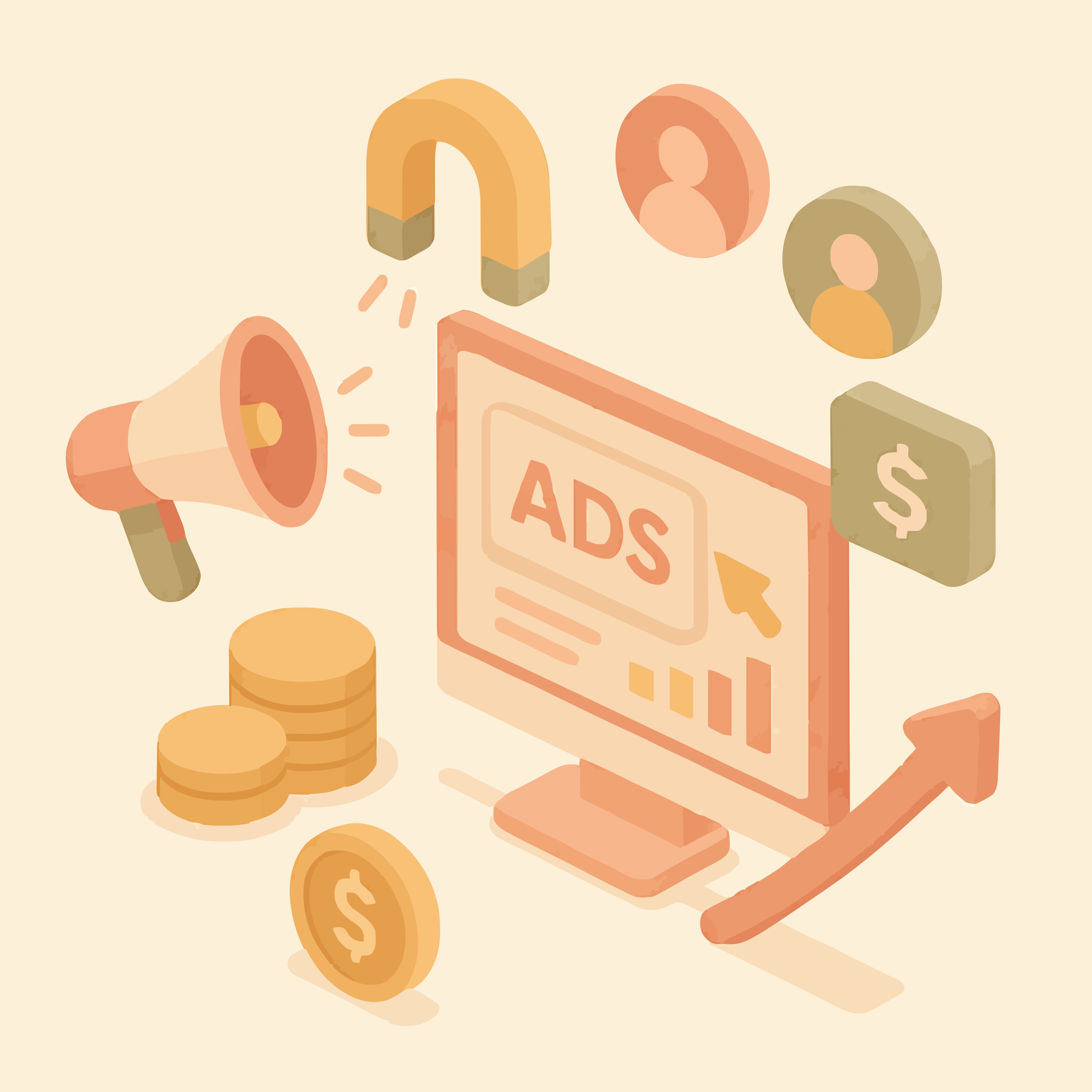 Digital marketing ads content