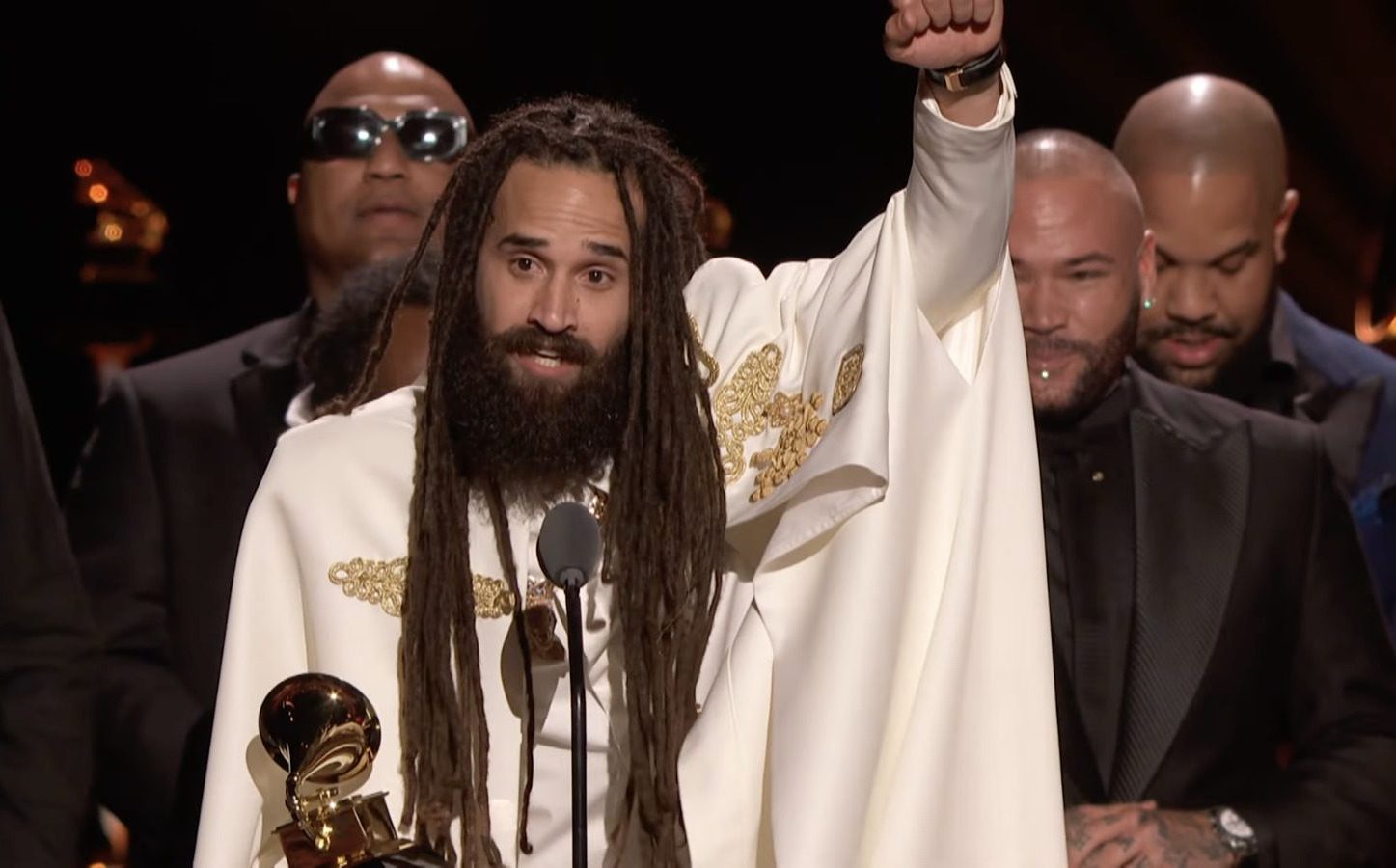 Keznamdi at the 68th Grammy Awards