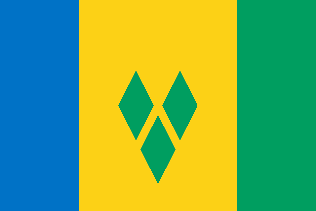 St Vincent and the Grenadines flag