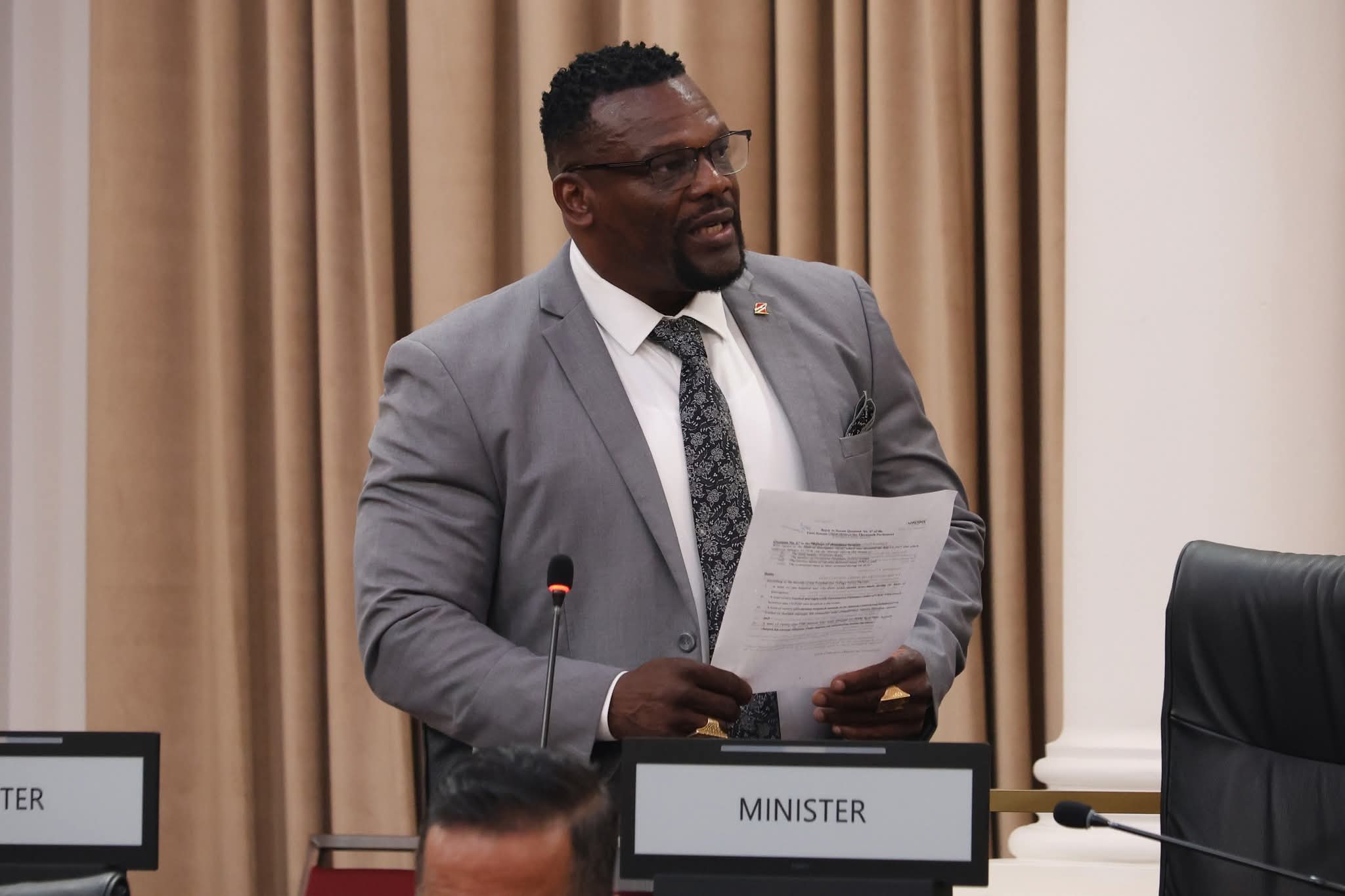 Homeland Security Minister Roger Alexander