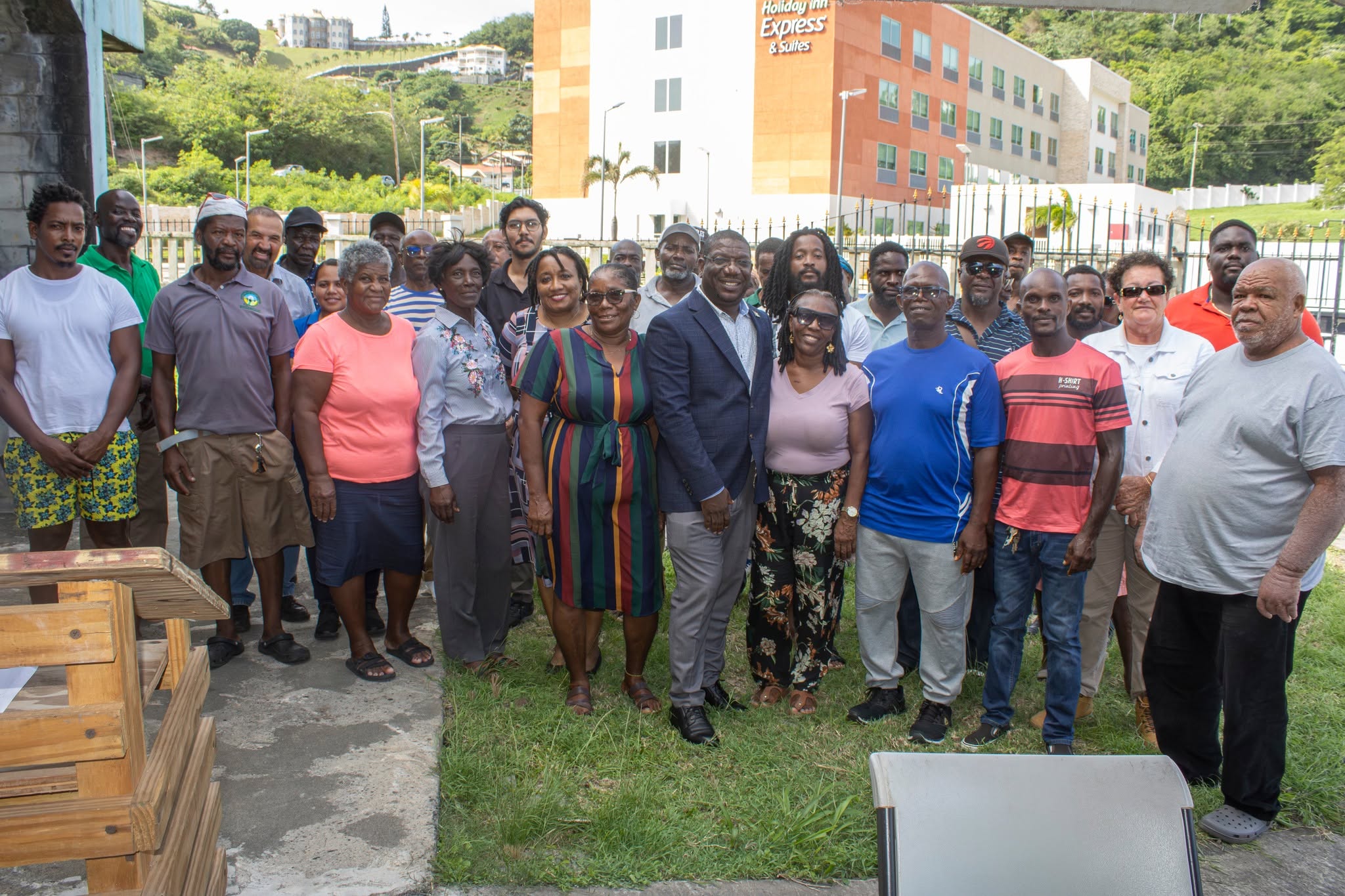 Presentation of hot pepper inputs in Saint Vincent